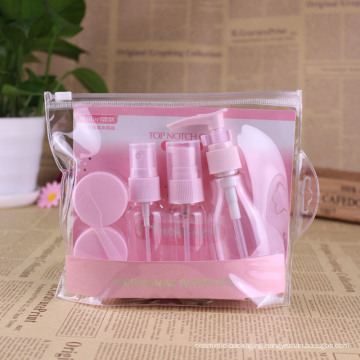 Plastic Travel Set, Pump Sprayer Bottle, Cosmetic Jar (PT10)